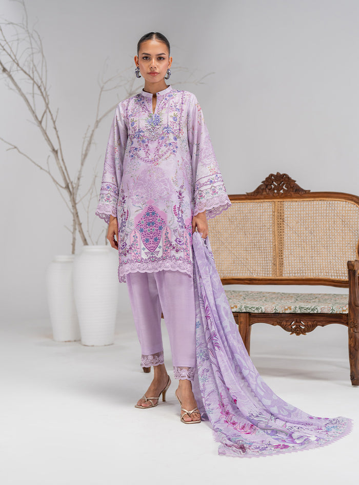 Zainab Chottani | Eid Pret 25 | Irah XL Light Lavender Silk