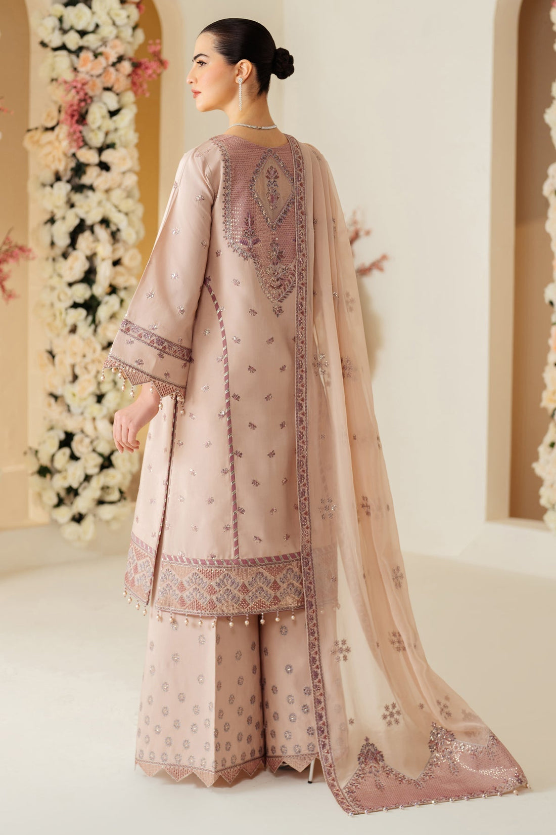 Alizeh | Luxury Raw Silk | AF-RS-08-TAFFY XS Dusty Pink Raw Silk