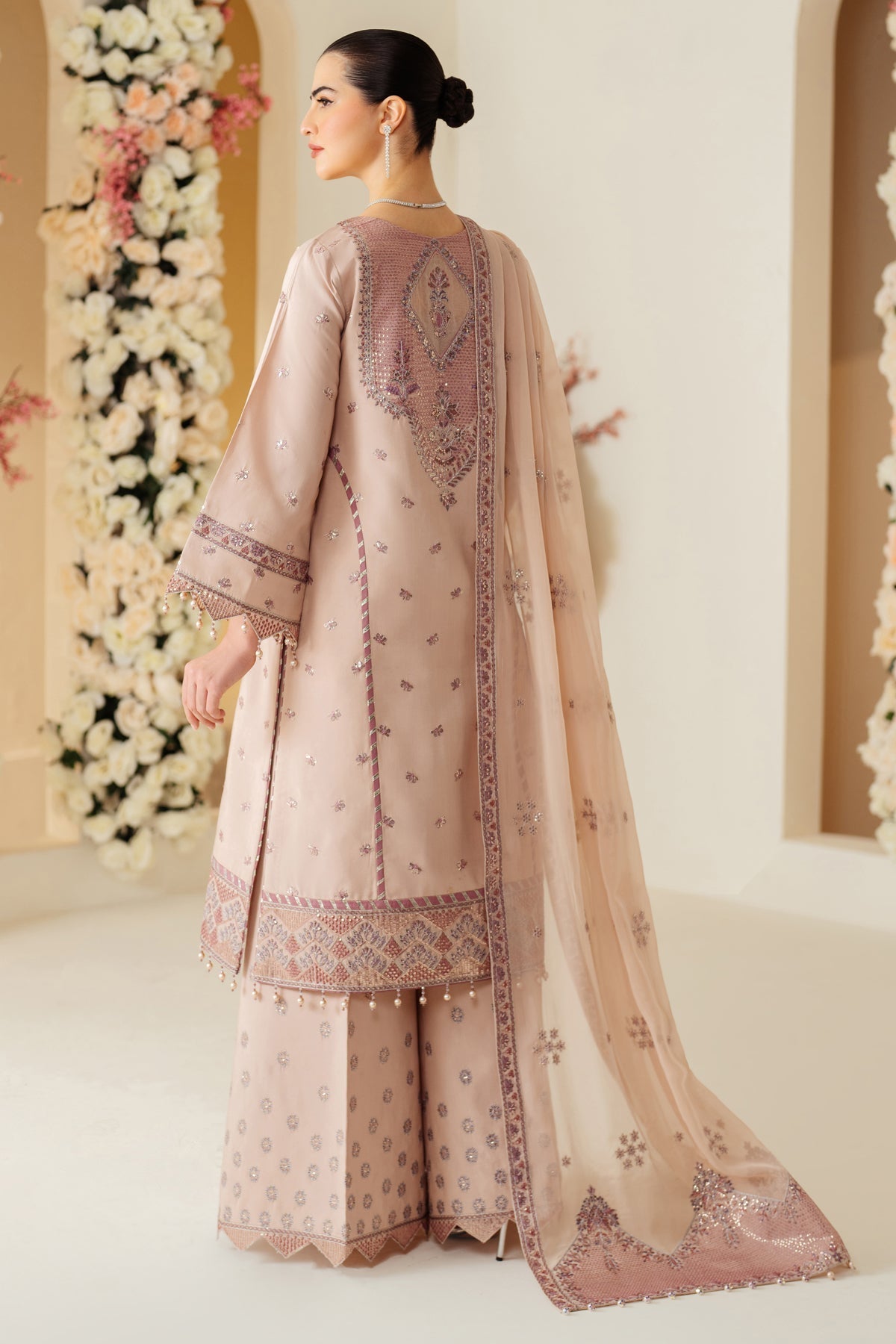 Alizeh | Luxury Raw Silk | AF-RS-08-TAFFY S Dusty Pink Raw Silk