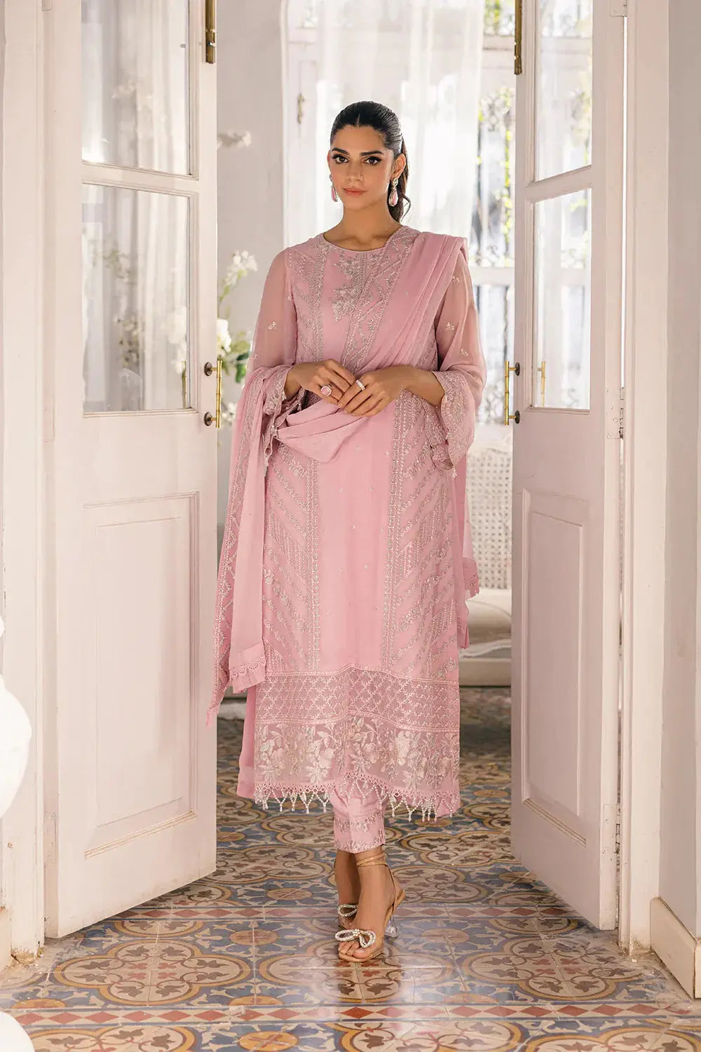 Azure | Ensembles Embroidered Formals | Tender Tulip - Pakistani Designer Dress - by Azure | Type: Luxury - 100% Original at Saira Sultan