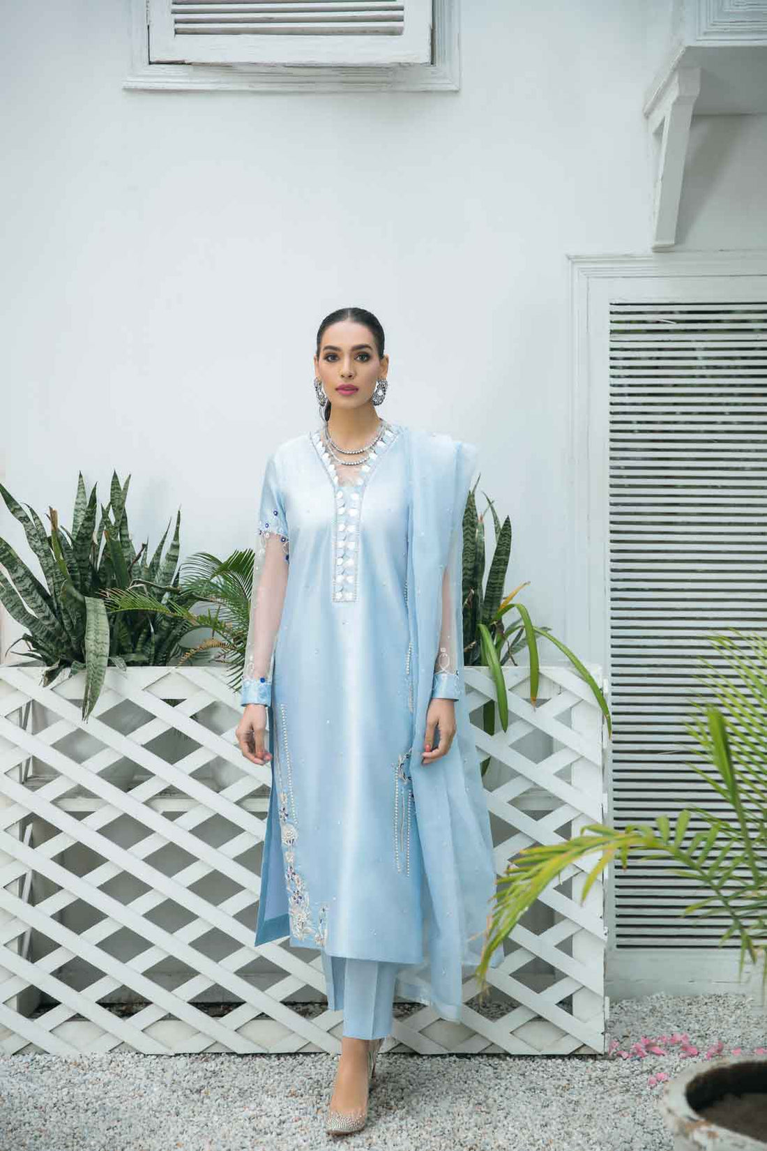 Leon | Leon Luxe Collection | BEAU BLUE - Pakistani Designer Dress - by Leon | Type: Formal - 100% Original at Saira Sultan