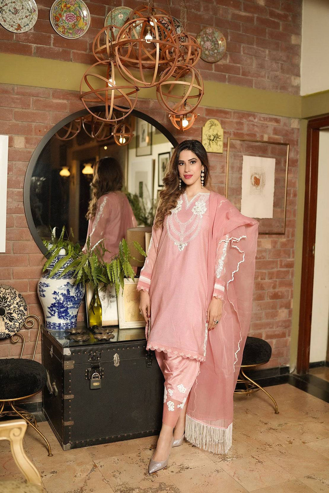 Leon | Leon Luxe Collection | ROSA BLANCA - Pakistani Designer Dress - by Leon | Type: Formal - 100% Original at Saira Sultan