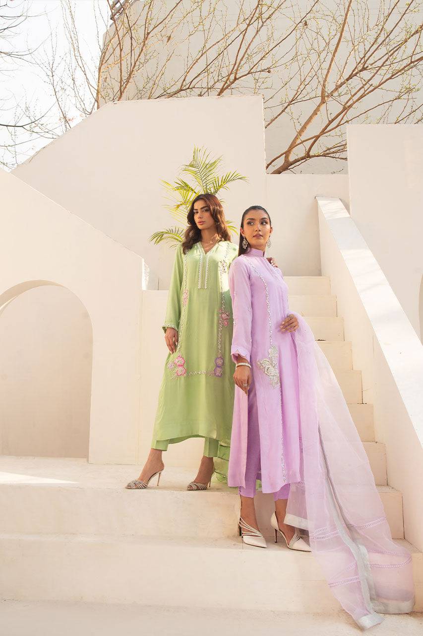 Leon | Leon Luxe Collection | LAVENDER LUXE - Pakistani Designer Dress - by Leon | Type: Formal - 100% Original at Saira Sultan