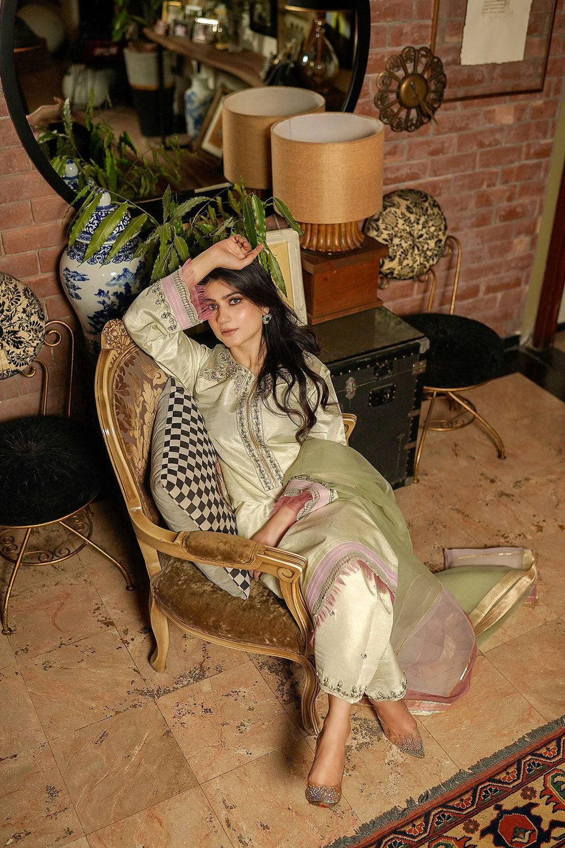 Leon | Leon Luxe Collection | MINT AFFAIRS - Pakistani Designer Dress - by Leon | Type: Formal - 100% Original at Saira Sultan