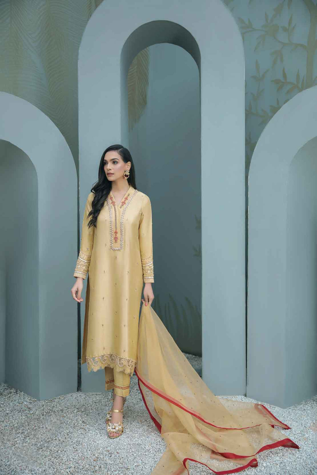 Leon | Leon Luxe Collection | ZARINA - Pakistani Designer Dress - by Leon | Type: Formal - 100% Original at Saira Sultan
