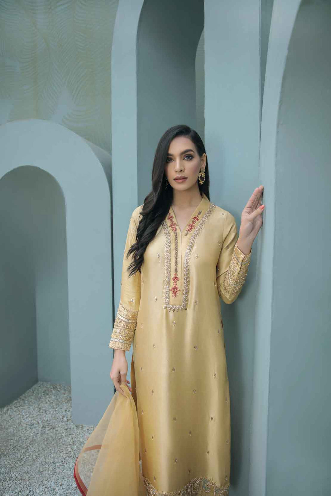 Leon | Leon Luxe Collection | ZARINA - Pakistani Designer Dress - by Leon | Type: Formal - 100% Original at Saira Sultan