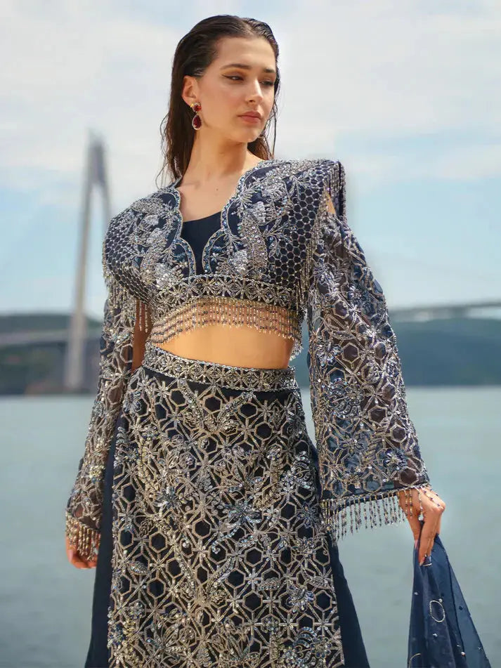 Epoque | Ciel Luxury Couture | THE NIGHT DREAM - Pakistani Designer Dress - by Epoque | Type: Formal - 100% Original at Saira Sultan