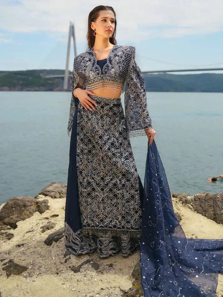 Epoque | Ciel Luxury Couture | THE NIGHT DREAM - Pakistani Designer Dress - by Epoque | Type: Formal - 100% Original at Saira Sultan
