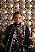 Zaha | Festive Lawn 25 | ZEENAT (ZF-25-07) M Black Lawn