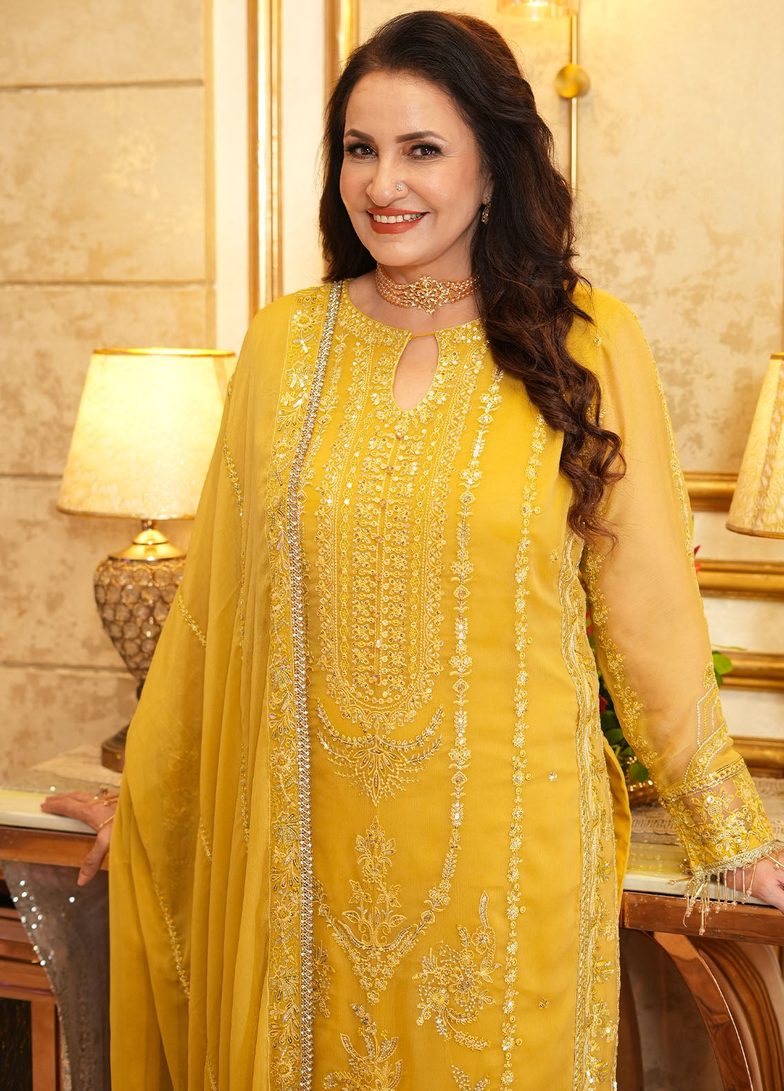 Sahane | Savoir Luxury Formals Savoir | CT-140005 Girasol - Savoir - Pakistani Designer Dress - by Sahane | Type: Formal - 100% Original at Saira Sultan