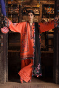 Zaha | Festive Lawn 25 | RANGREZ (ZF-25-06) XS Coral Pink Lawn