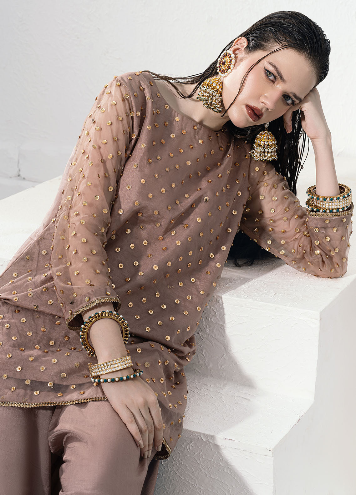 Sahane | Savoir Luxury Formals | CT-140001 Lirio - Savoir - Pakistani Designer Dress - by Sahane | Type: Formal - 100% Original at Saira Sultan