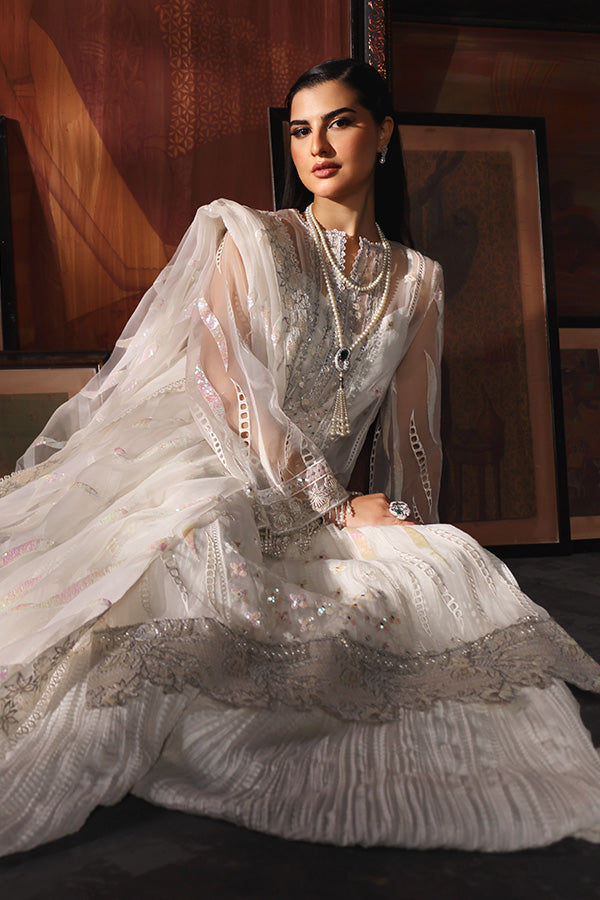 Saffron | Aatish Formals | Mah-e-Khusnuma - Pakistani Designer Dress - by Saffron | Type: Luxury - 100% Original at Saira Sultan