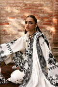 Zaha | Festive Lawn 25 | ZARMINA (ZF-25-08) M Pearl White Lawn