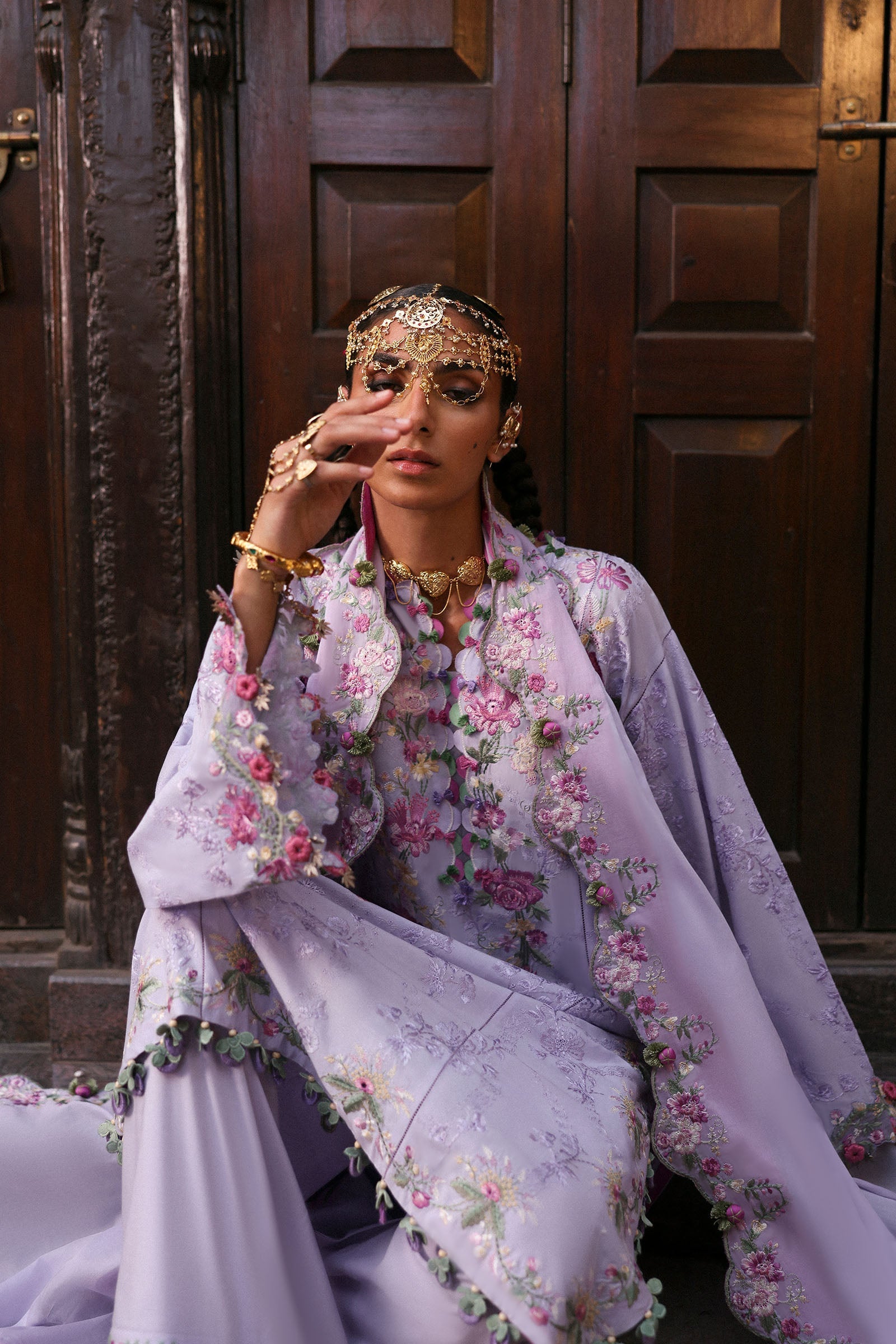 Zaha | Festive Lawn 25 | NILOFER (ZF-25-04) M Lilac Lawn