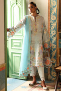Zaha | Festive Lawn 25 | SHEHRBANO (ZF-25-03) L Ivory Lawn