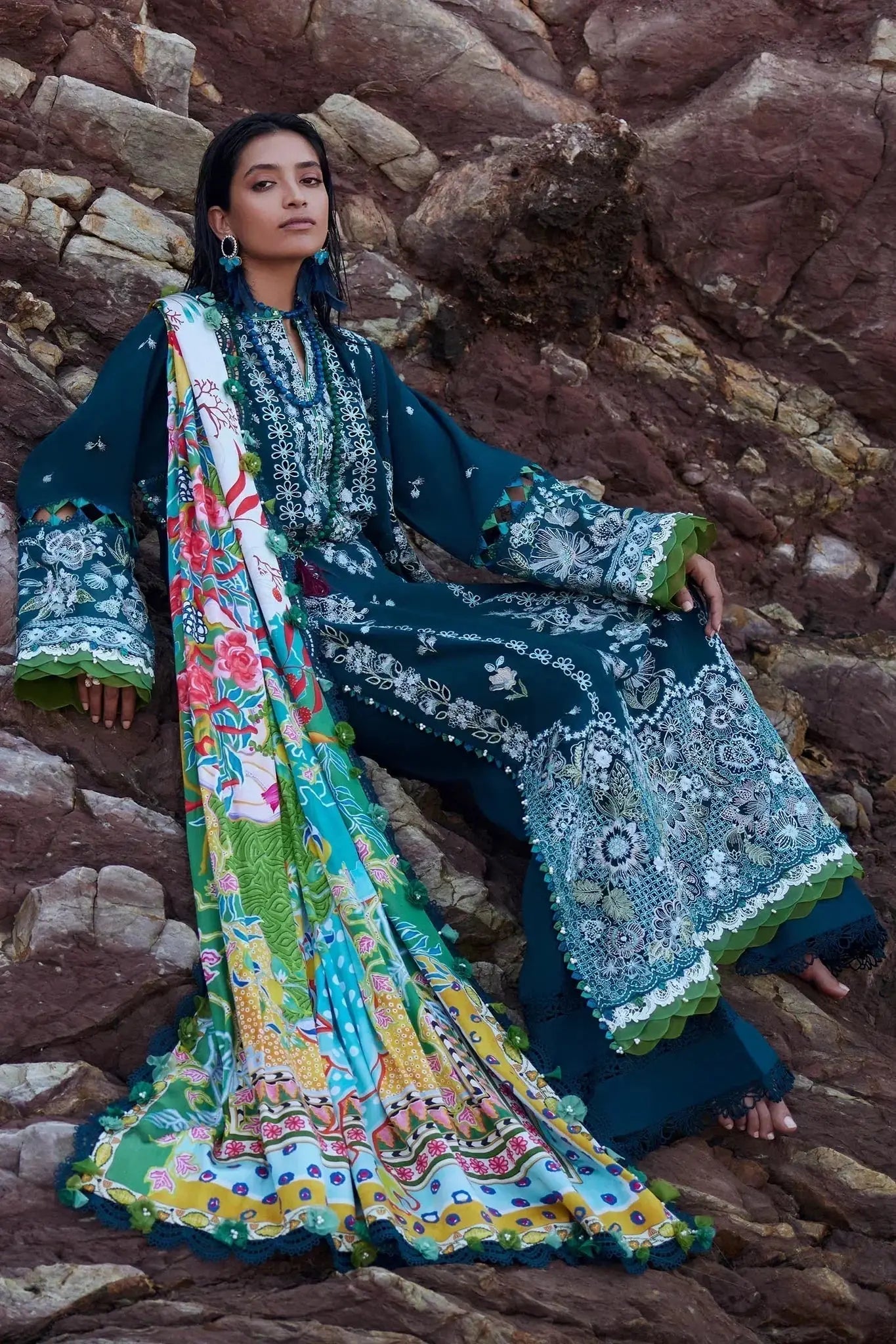 Elan | Winter 23 | FREYA (EW23-08) - Pakistani Designer Dress - by Elan | Type: Luxury - 100% Original at Saira Sultan