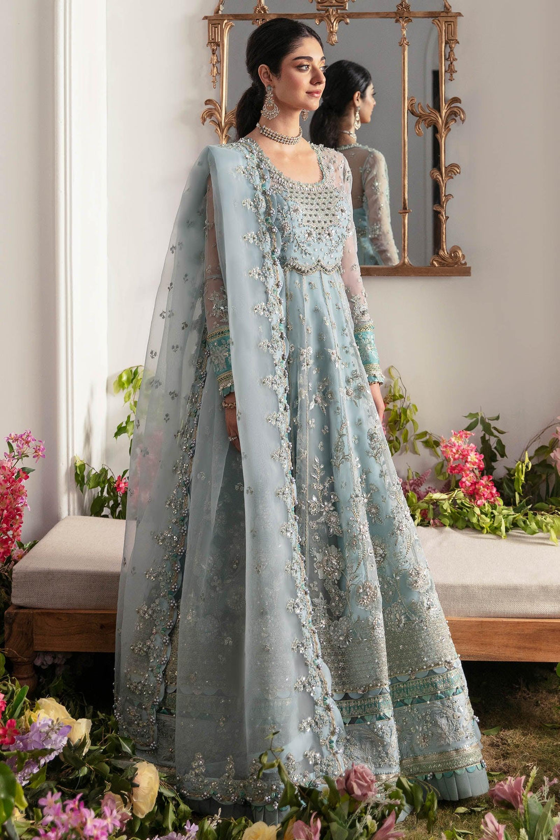 Zaha | Gossamer Formals 23 | MIRZETA (ZC23-06) - Pakistani Designer Dress - by Zaha | Type: Bridal - 100% Original at Saira Sultan
