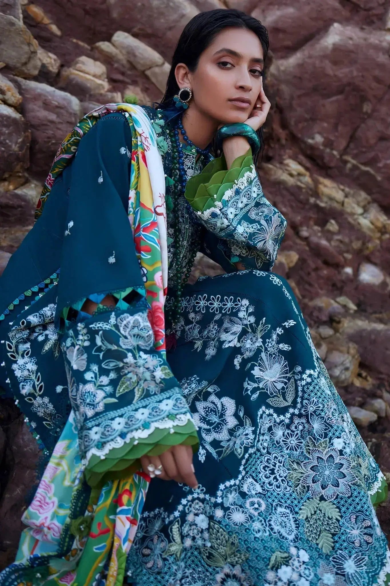 Elan | Winter 23 | FREYA (EW23-08) - Pakistani Designer Dress - by Elan | Type: Luxury - 100% Original at Saira Sultan