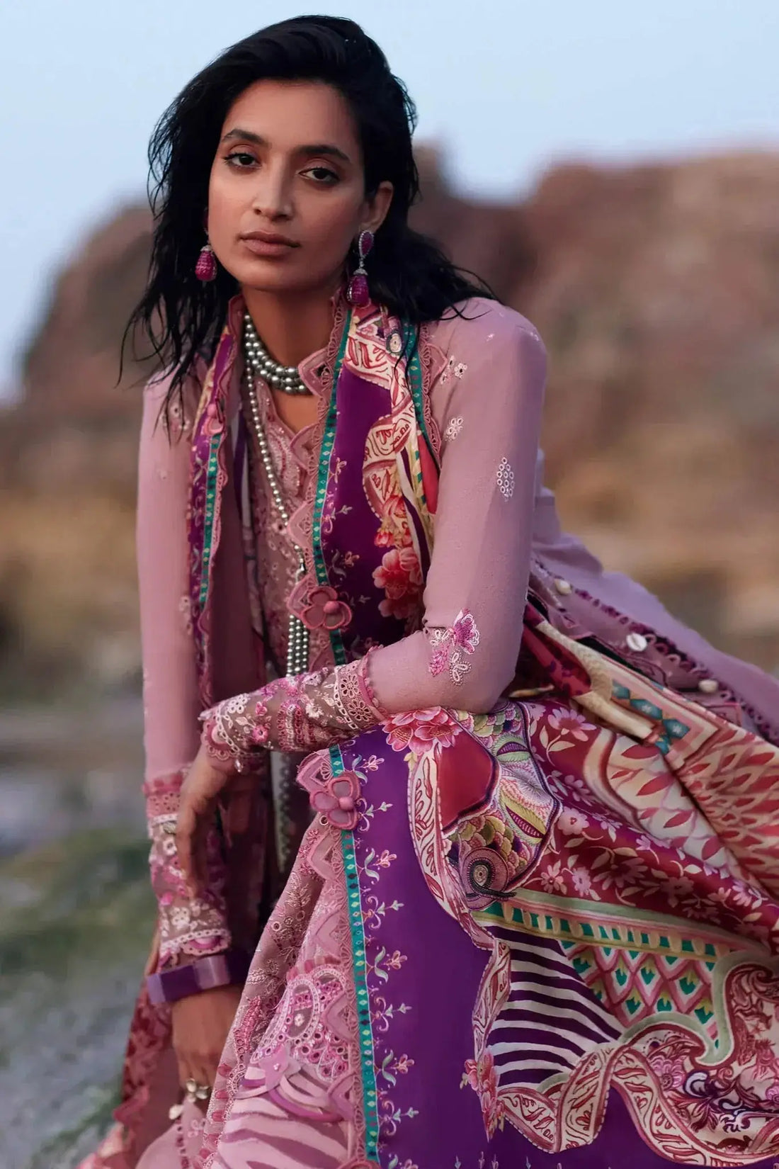 Elan | Winter 23 | FEZEH (EW23-01) - Pakistani Designer Dress - by Elan | Type: Luxury - 100% Original at Saira Sultan