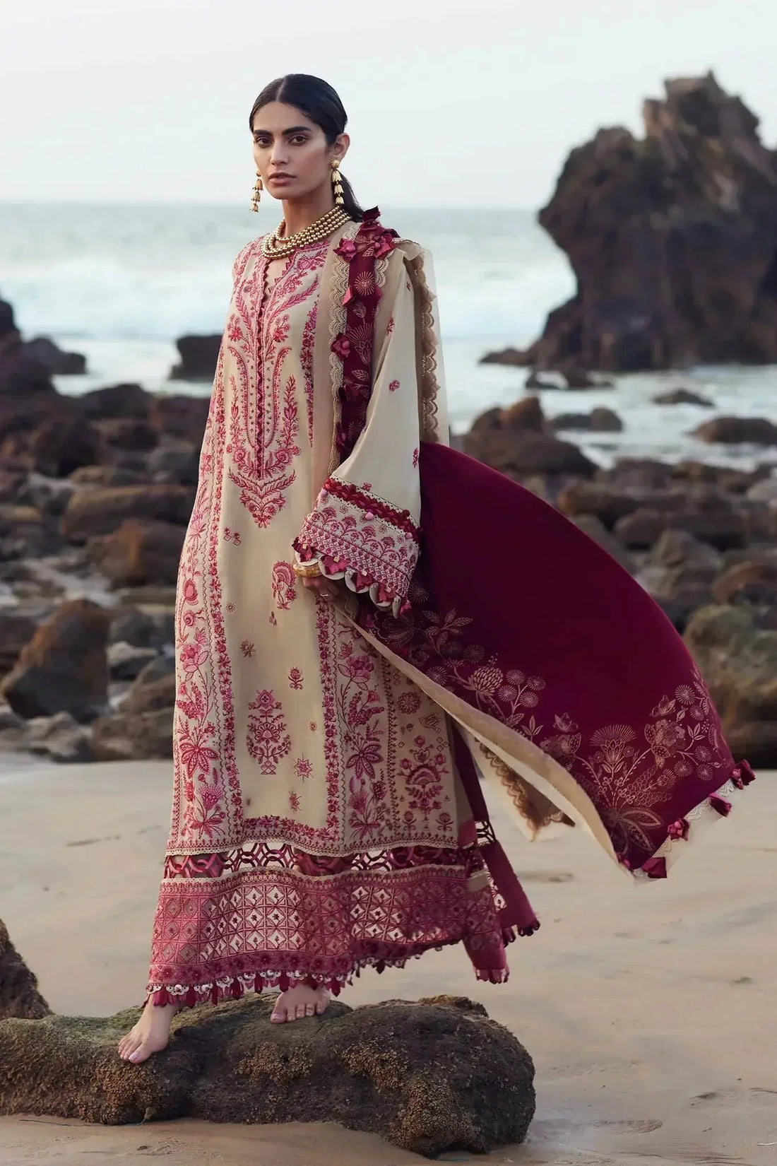 Elan | Winter 23 | LARAH (EW23-02) - Pakistani Designer Dress - by Elan | Type: Luxury - 100% Original at Saira Sultan