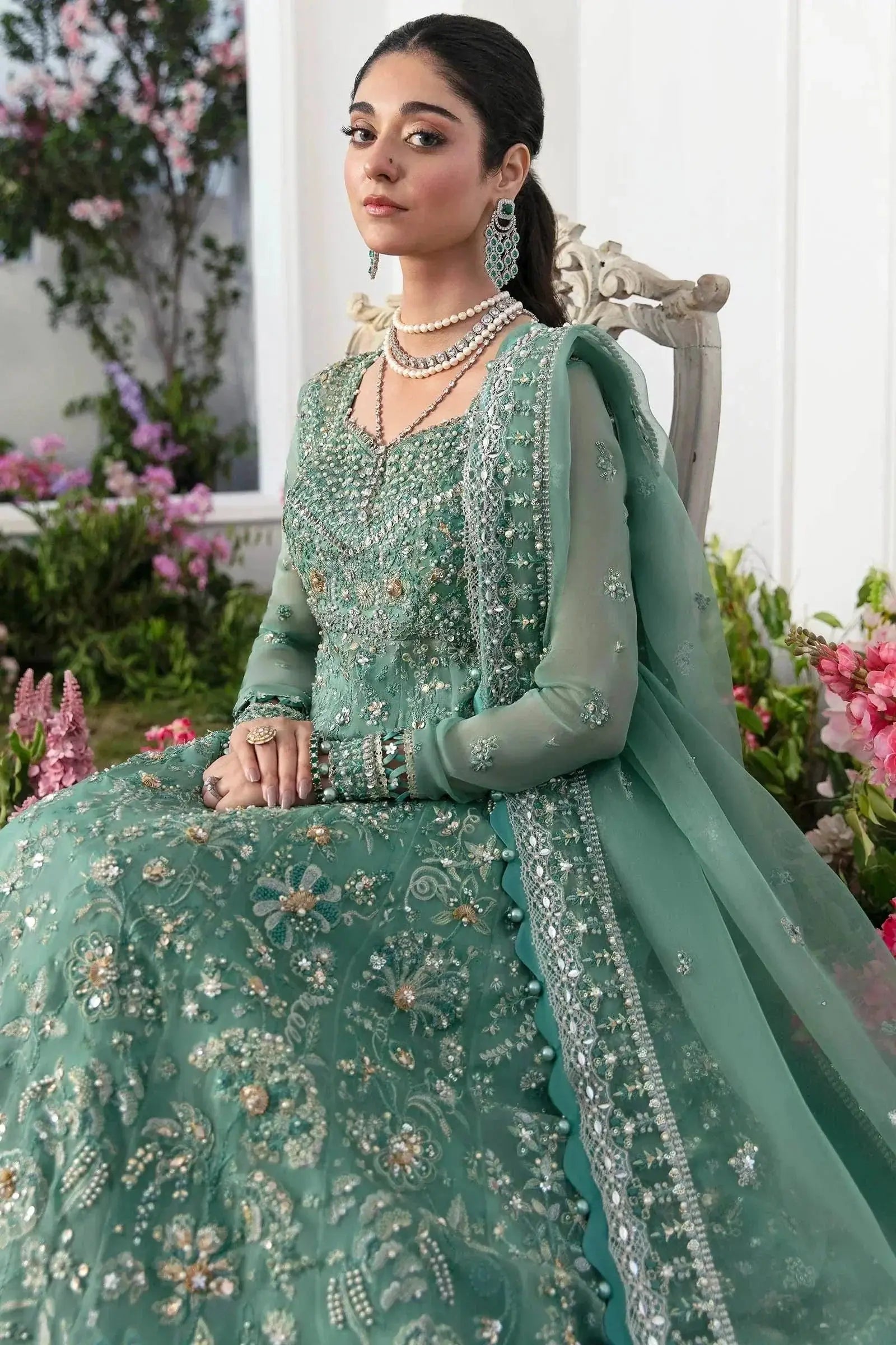 Zaha | Gossamer Formals 23 | MELTEM (ZC23-07) - Pakistani Designer Dress - by Zaha | Type: Bridal - 100% Original at Saira Sultan
