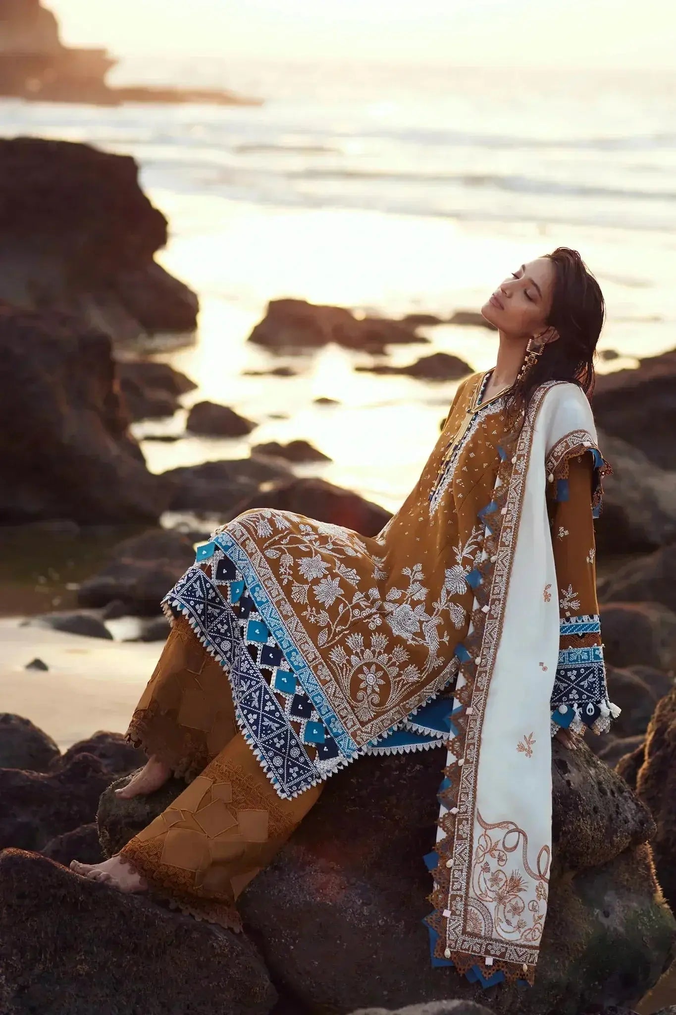 Elan | Winter 23 | MIRZETA (EW23-04) - Pakistani Designer Dress - by Elan | Type: Luxury - 100% Original at Saira Sultan
