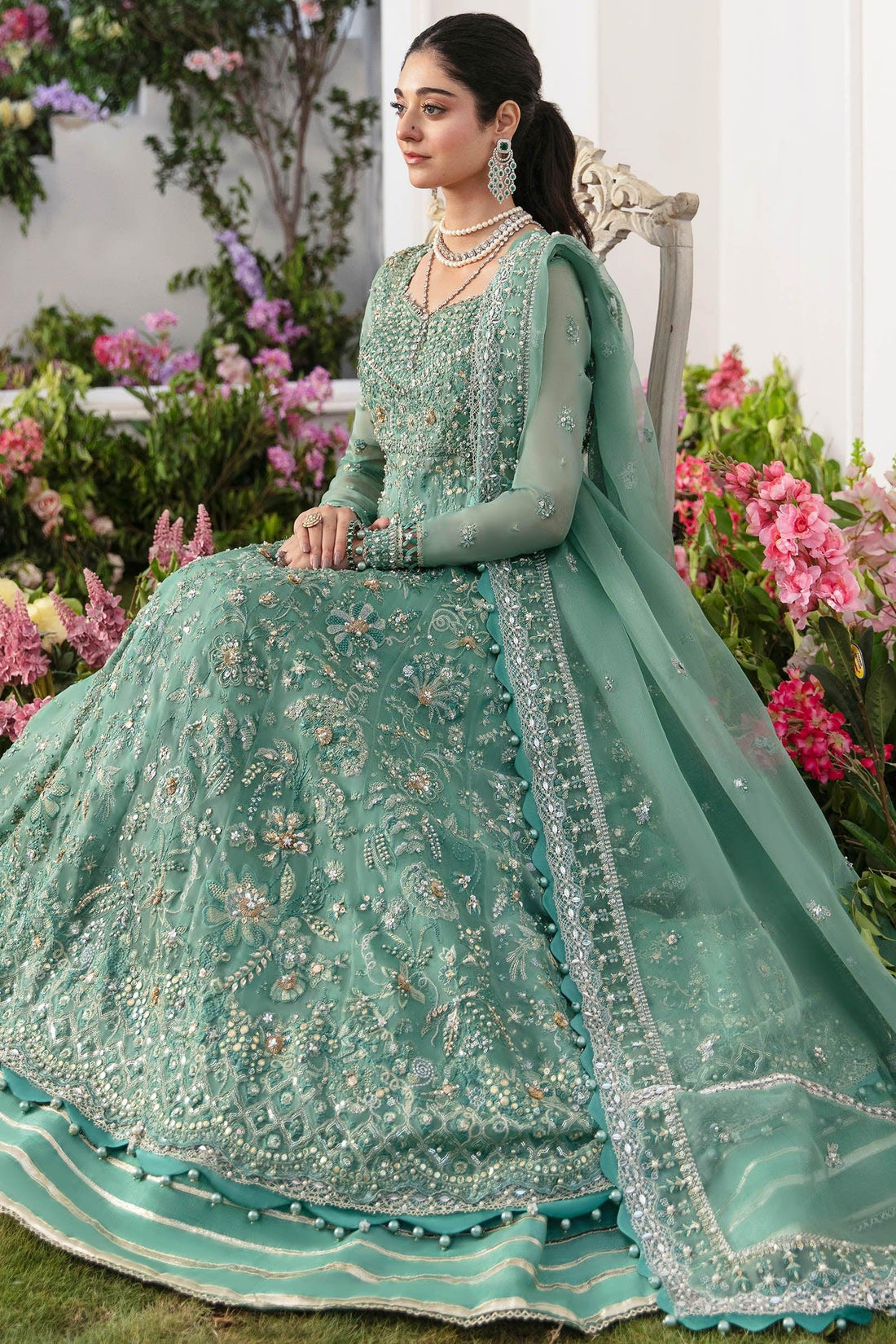 Zaha | Gossamer Formals 23 | MELTEM (ZC23-07) - Pakistani Designer Dress - by Zaha | Type: Bridal - 100% Original at Saira Sultan