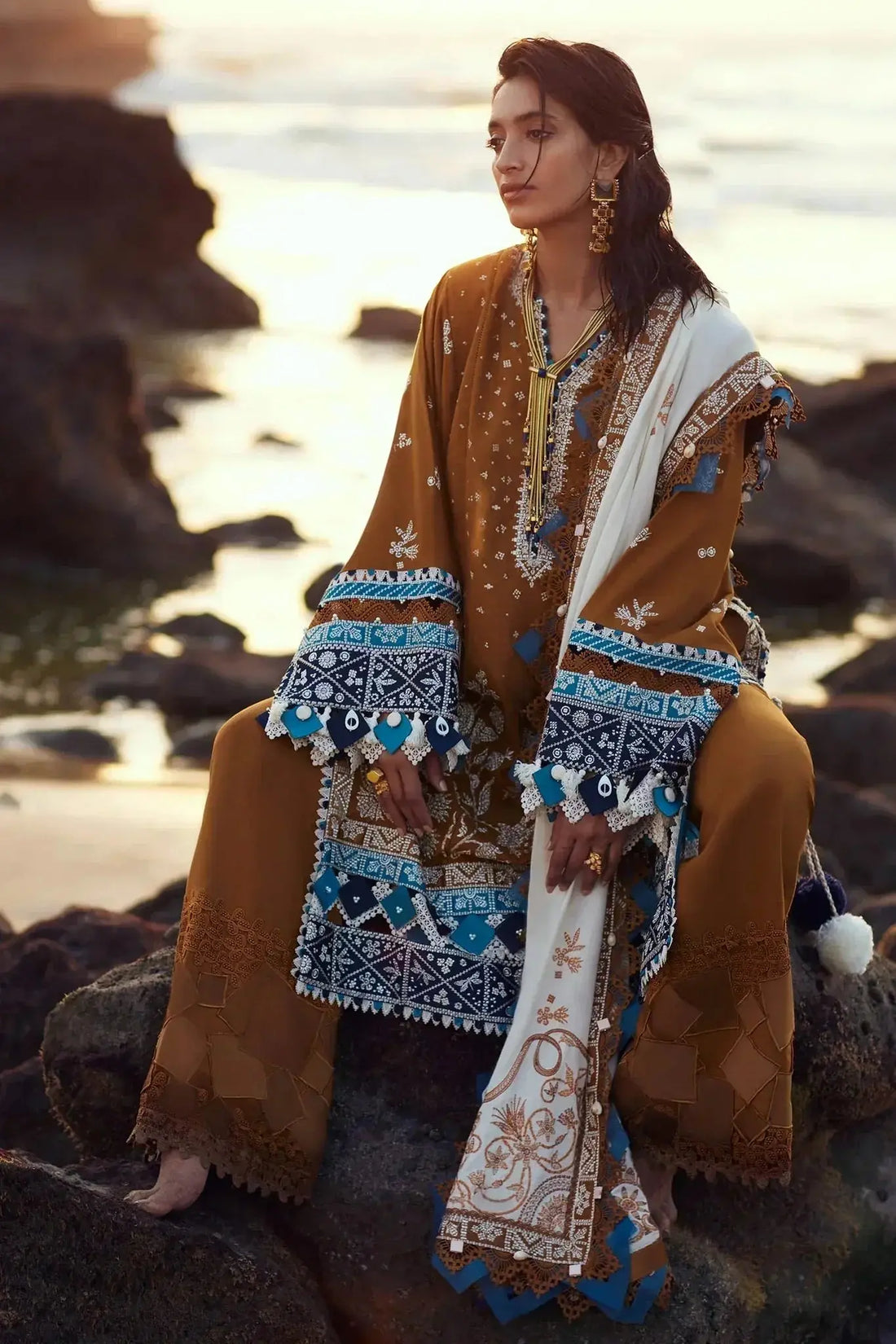 Elan | Winter 23 | MIRZETA (EW23-04) - Pakistani Designer Dress - by Elan | Type: Luxury - 100% Original at Saira Sultan
