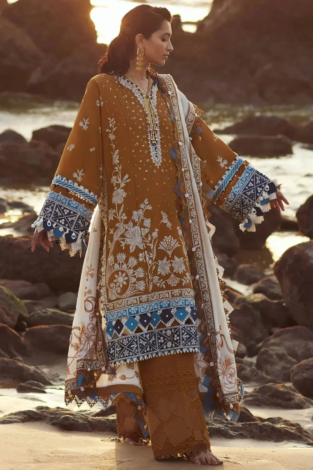 Elan | Winter 23 | MIRZETA (EW23-04) - Pakistani Designer Dress - by Elan | Type: Luxury - 100% Original at Saira Sultan