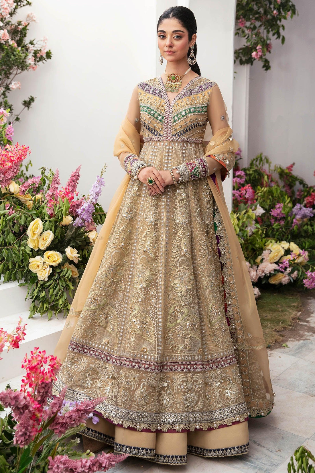 Zaha | Gossamer Formals 23 | ALYSIAH (ZC23-01) - Pakistani Designer Dress - by Zaha | Type: Bridal - 100% Original at Saira Sultan