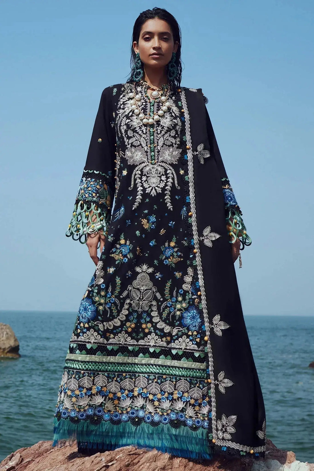 Elan | Winter 23 | AYANNA (EW23-09) - Pakistani Designer Dress - by Elan | Type: Luxury - 100% Original at Saira Sultan