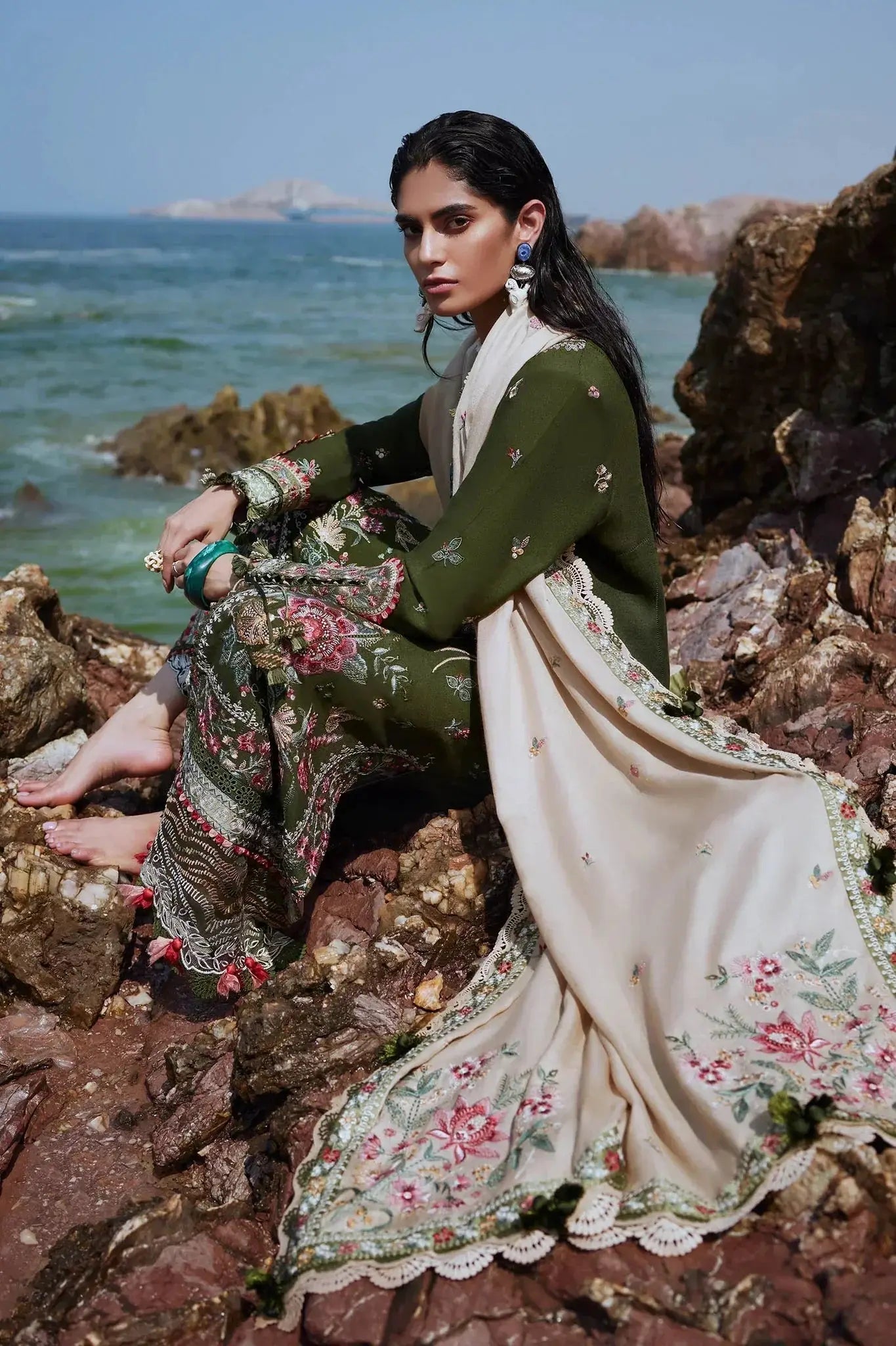 Elan | Winter 23 | CORA (EW23-03) - Pakistani Designer Dress - by Elan | Type: Luxury - 100% Original at Saira Sultan