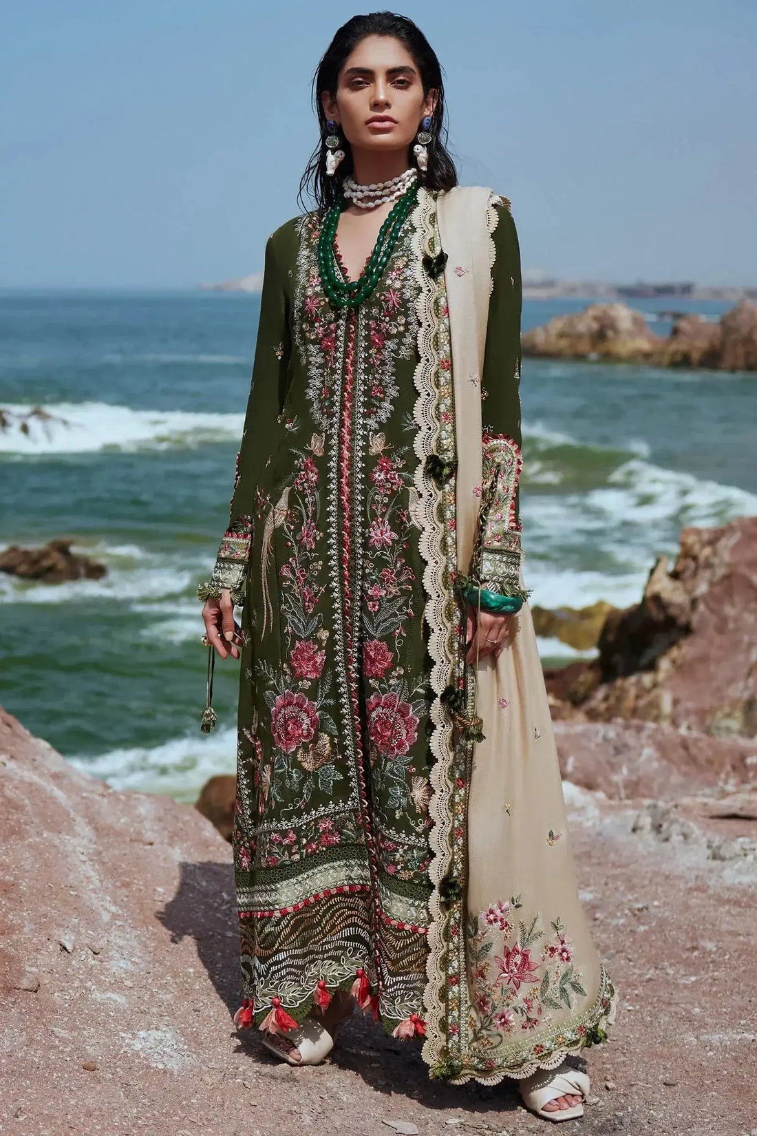 Elan | Winter 23 | CORA (EW23-03) - Pakistani Designer Dress - by Elan | Type: Luxury - 100% Original at Saira Sultan