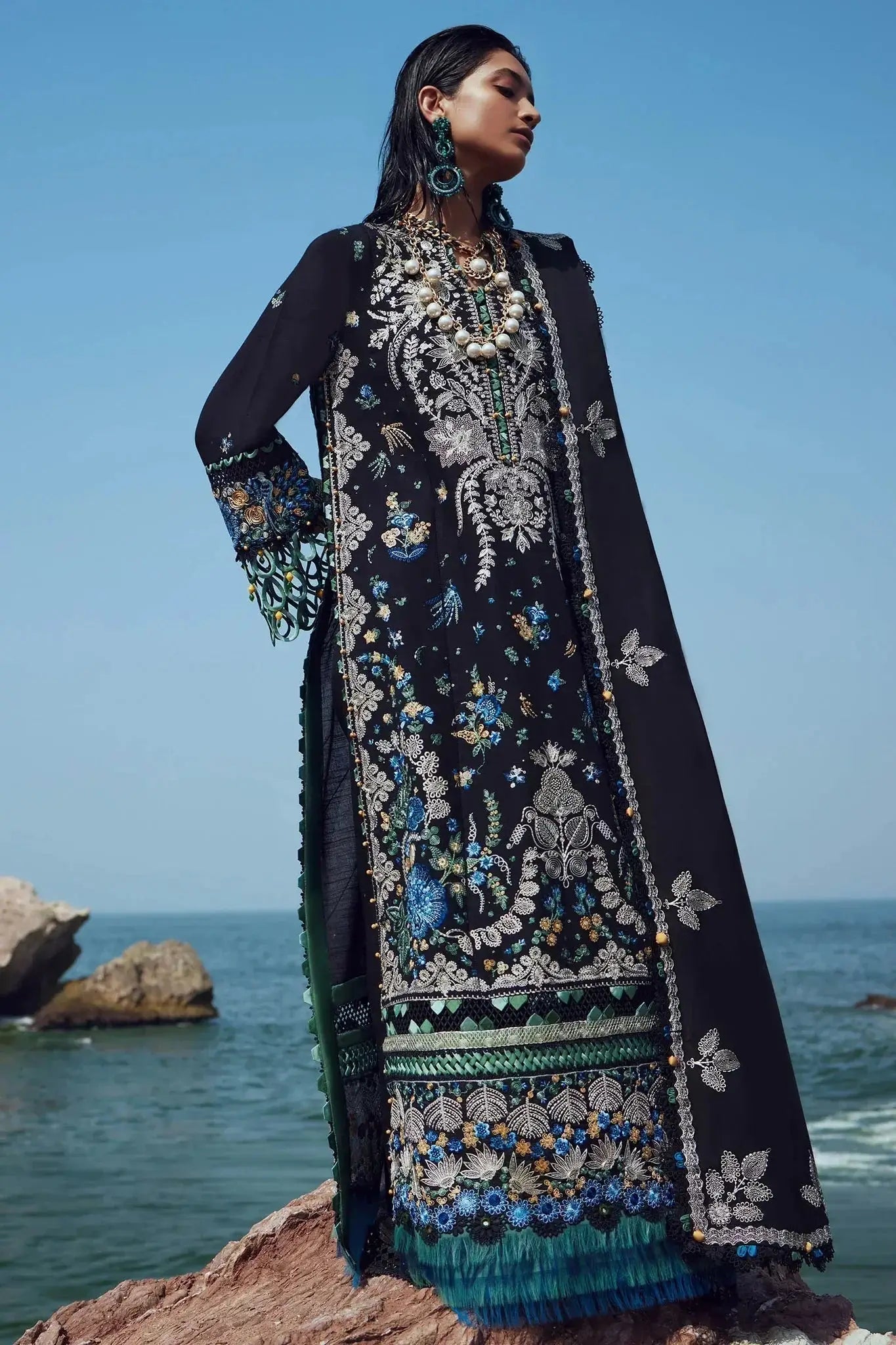 Elan | Winter 23 | AYANNA (EW23-09) - Pakistani Designer Dress - by Elan | Type: Luxury - 100% Original at Saira Sultan