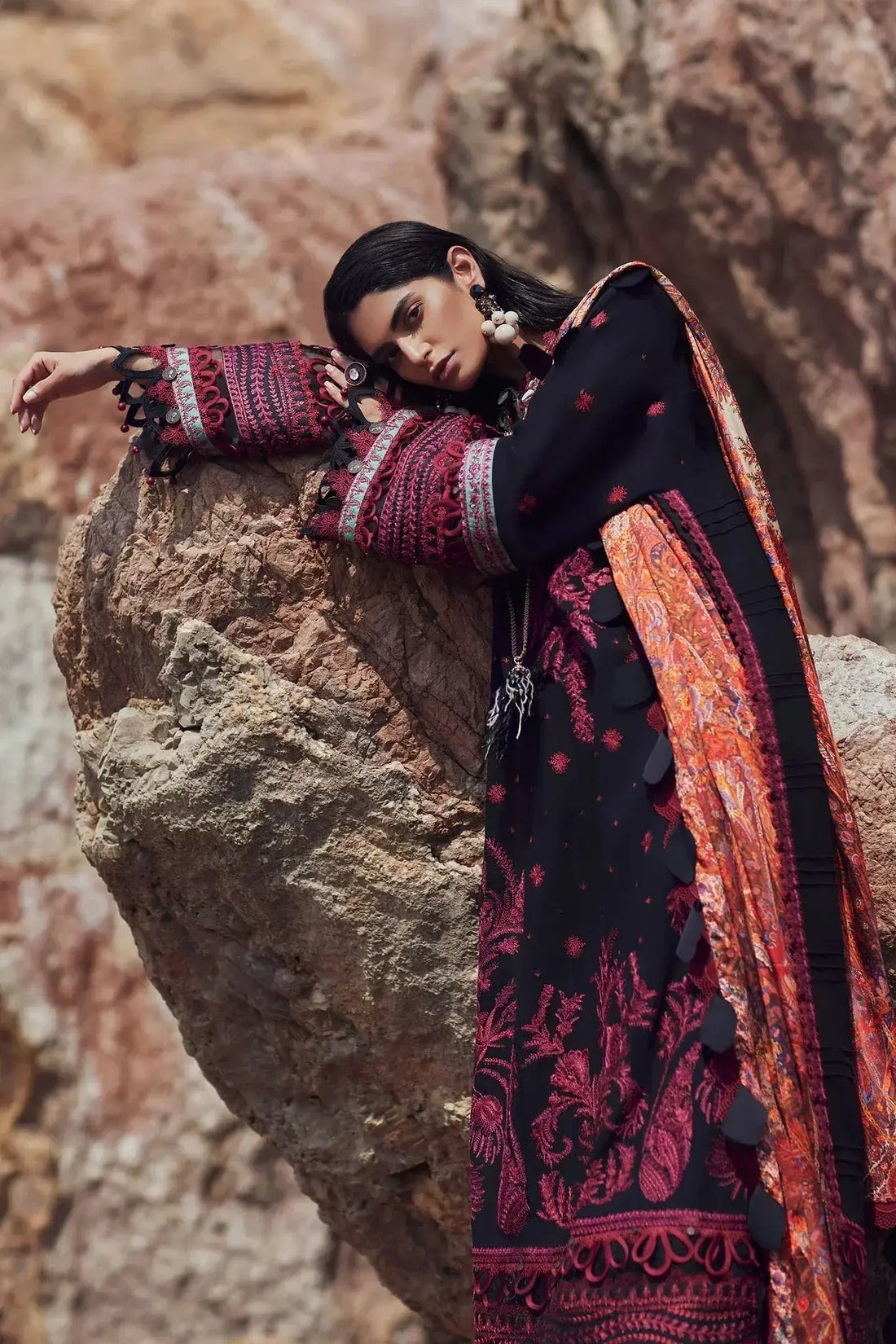 Elan | Winter 23 | MEDEA (EW23-10) - Pakistani Designer Dress - by Elan | Type: Luxury - 100% Original at Saira Sultan