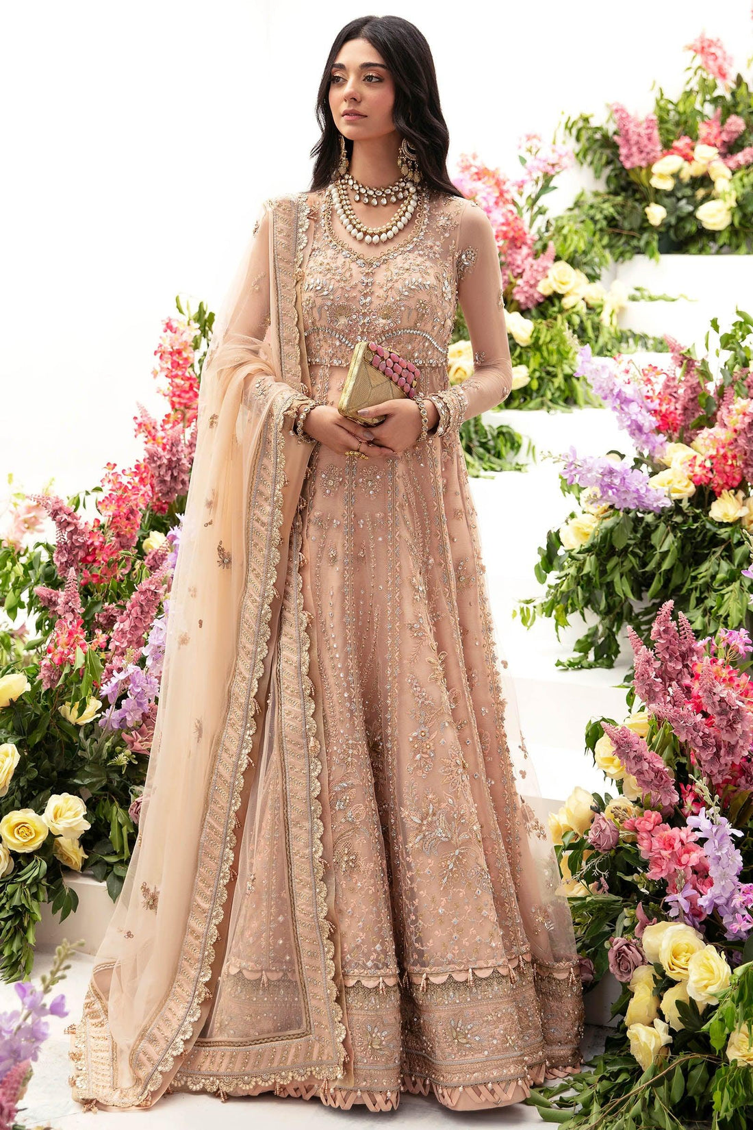 Zaha | Gossamer Formals 23 | NEDA (ZC23-04) - Pakistani Designer Dress - by Zaha | Type: Bridal - 100% Original at Saira Sultan
