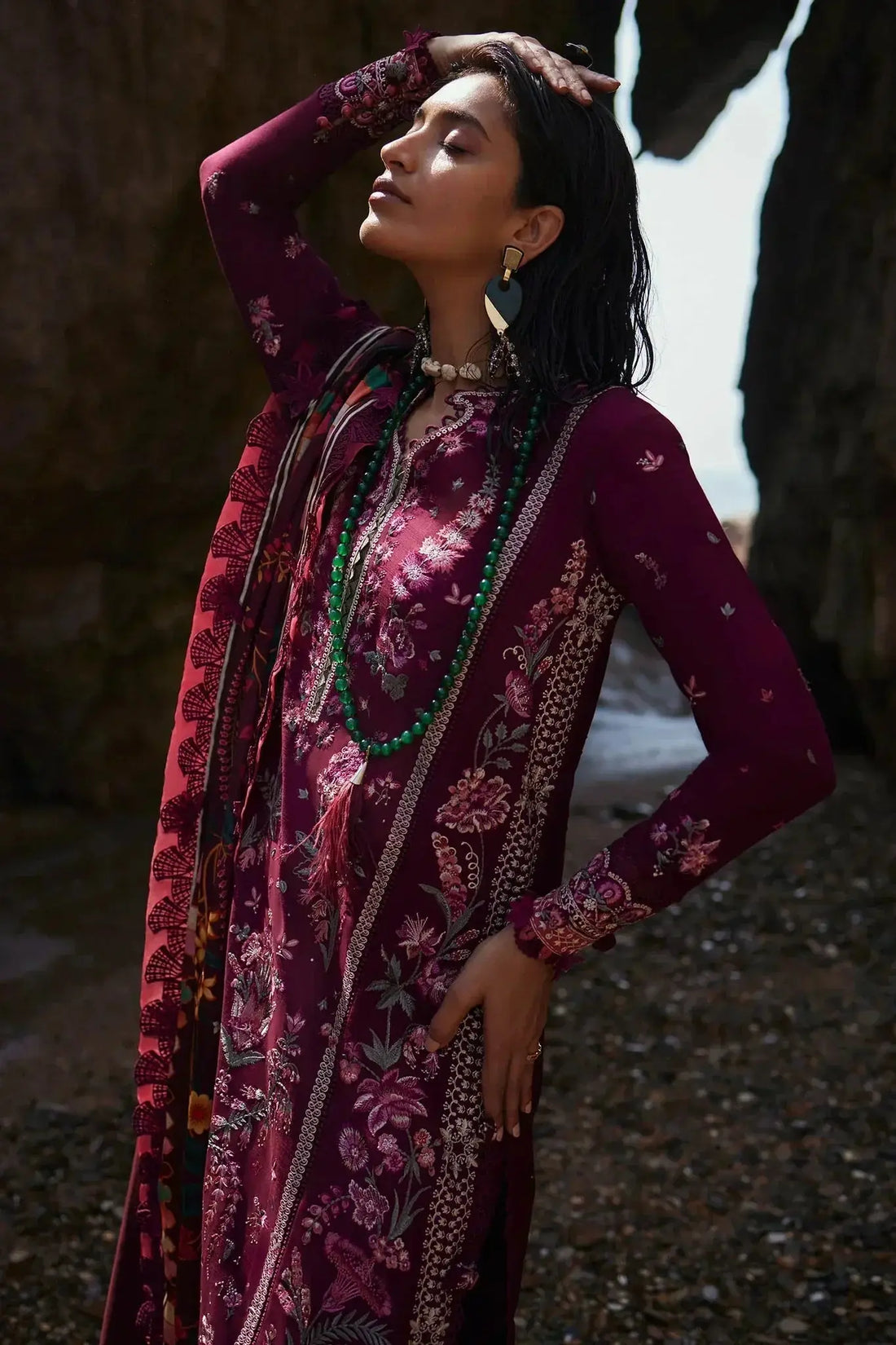 Elan | Winter 23 | ELNAZ (EW23-05) - Pakistani Designer Dress - by Elan | Type: Luxury - 100% Original at Saira Sultan