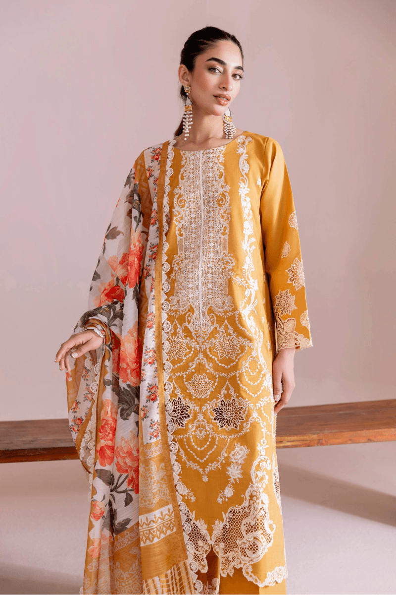 Manara | Mgrolia Garden 25 | MARYGOLD - Pakistani Designer Dress - by Manara | Type: Ladies Clothes - 100% Original at Saira Sultan