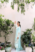 Manara | Mgrolia Garden 25 | AZURE - Pakistani Designer Dress - by Manara | Type: Ladies Clothes - 100% Original at Saira Sultan