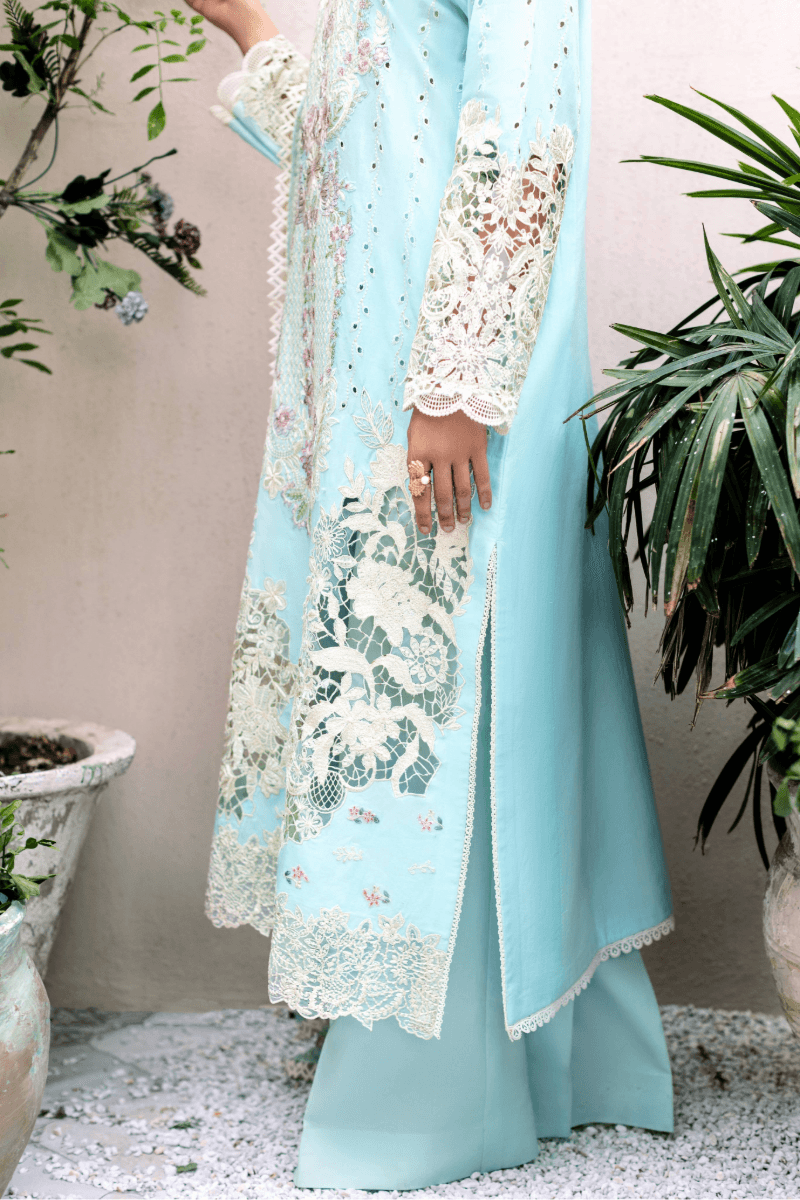 Manara | Mgrolia Garden 25 | AZURE - Pakistani Designer Dress - by Manara | Type: Ladies Clothes - 100% Original at Saira Sultan