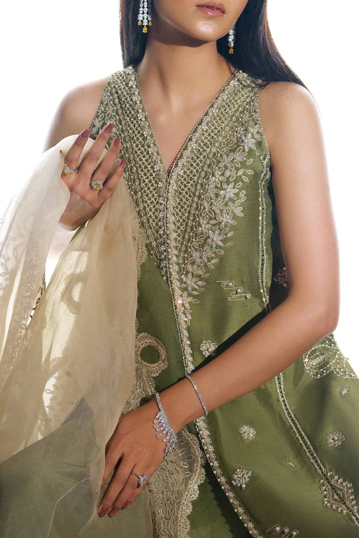 Nyra | Silk Pret A Porter 25 | Bella - Pakistani Designer Dress - by Nyra | Type: Ladies Clothes - 100% Original at Saira Sultan