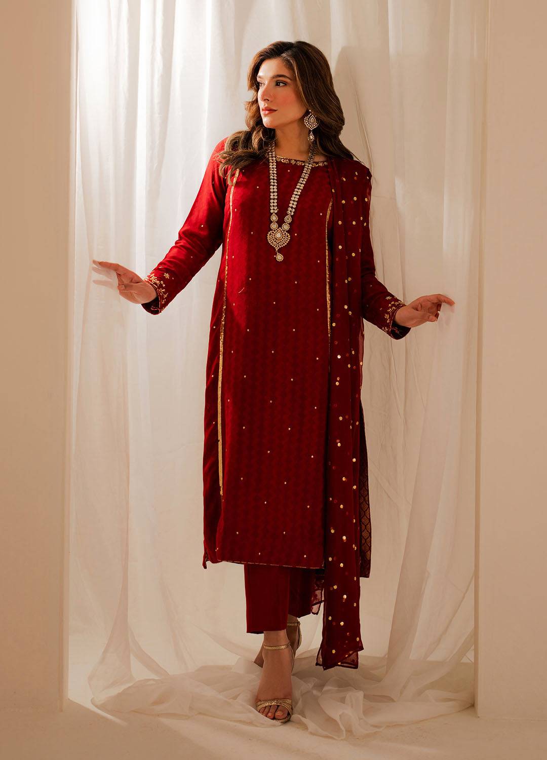 Vintage | Celine Luxe | Amaya - Pakistani Designer Dress - by Vintage - Type : Ladies Clothes - 100% Original at Saira Sultan