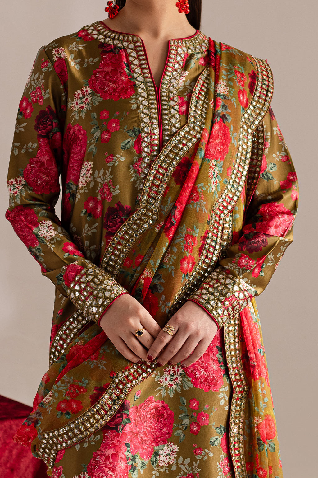 Vanya | Gulraz Formals | FF-53 L Multi Raw Silk