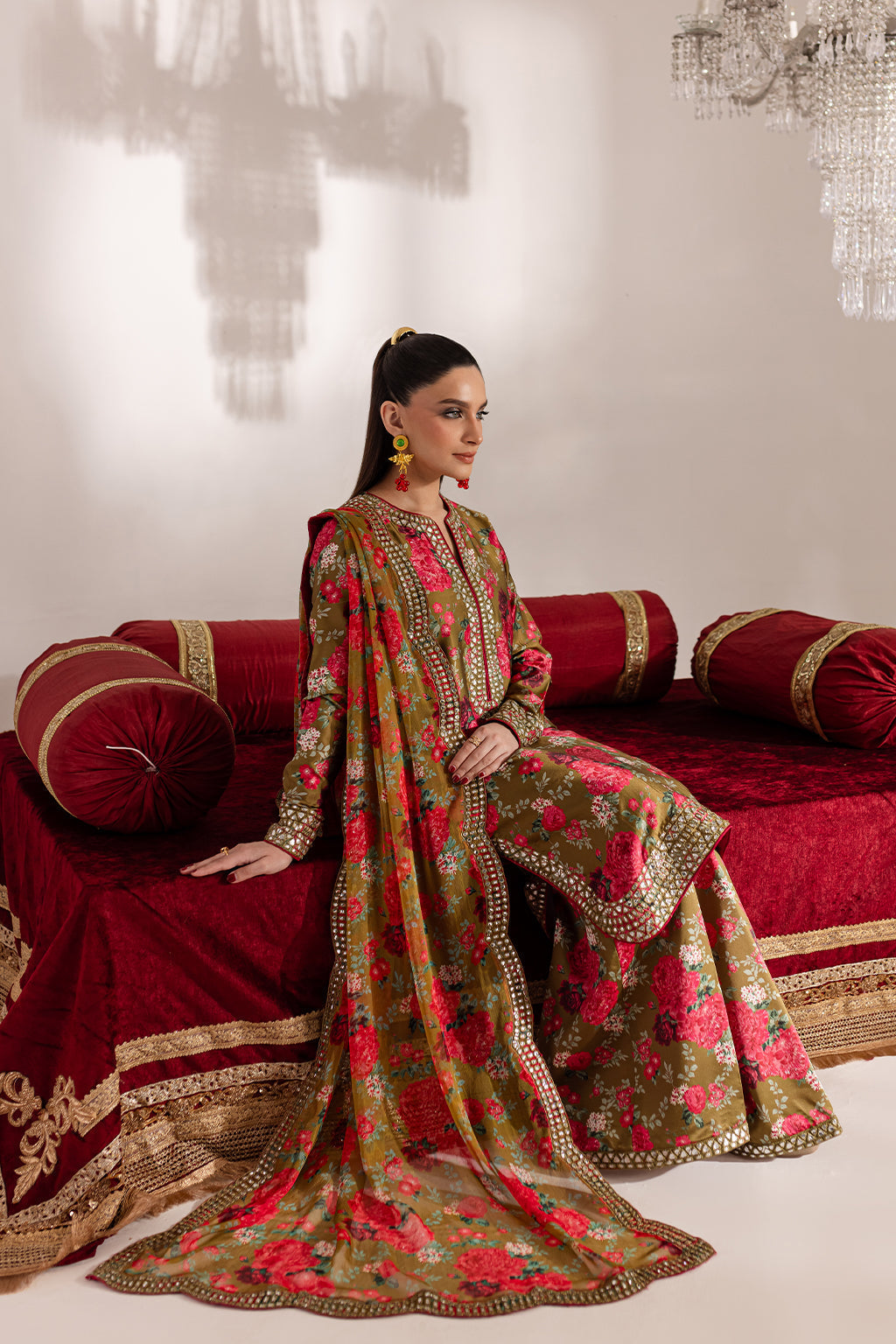 Vanya | Gulraz Formals | FF-53 XL Multi Raw Silk