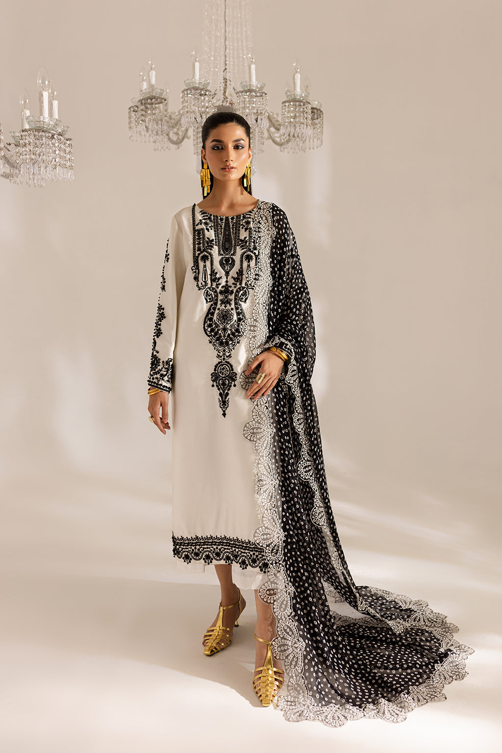 Vanya | Gulraz Formals | FF-52 XS Off White Raw Silk