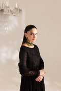 Vanya | Gulraz Formals | FF-54 L Black Chiffon