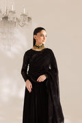 Vanya | Gulraz Formals | FF-54 XL Black Chiffon