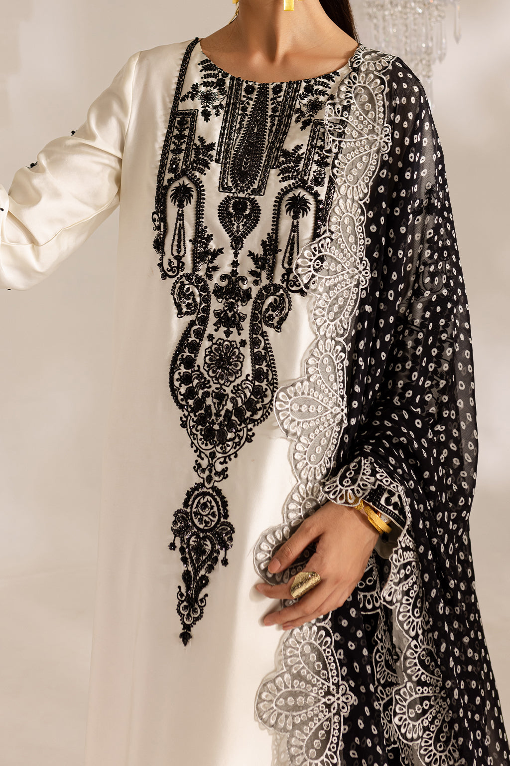 Vanya | Gulraz Formals | FF-52 M Off White Raw Silk