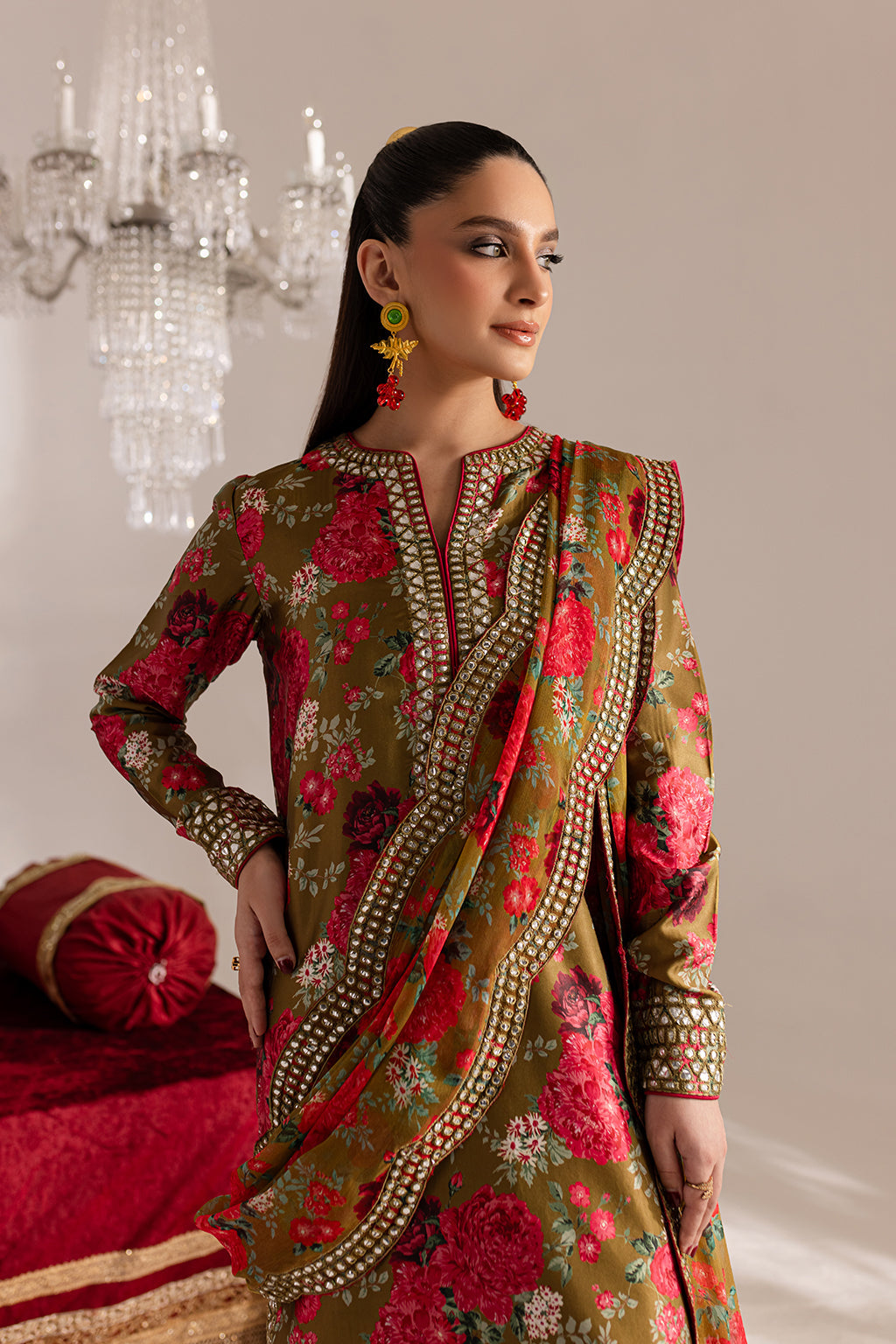 Vanya | Gulraz Formals | FF-53 M Multi Raw Silk